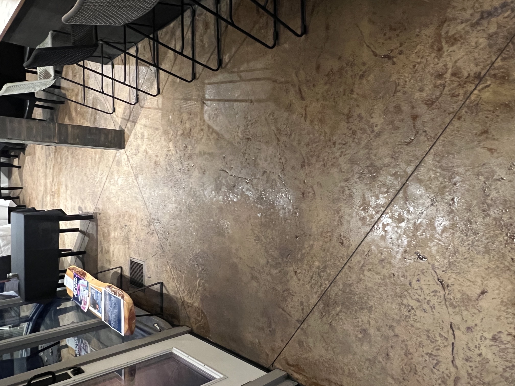 Commercial floor after cleaning